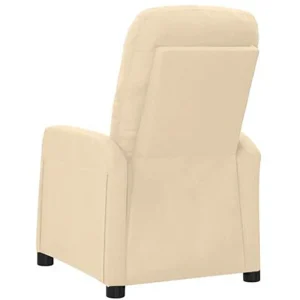 VidaXL Sessel 289835, Massagesessel, Mit Liegefunktion, Stoff, Creme 20