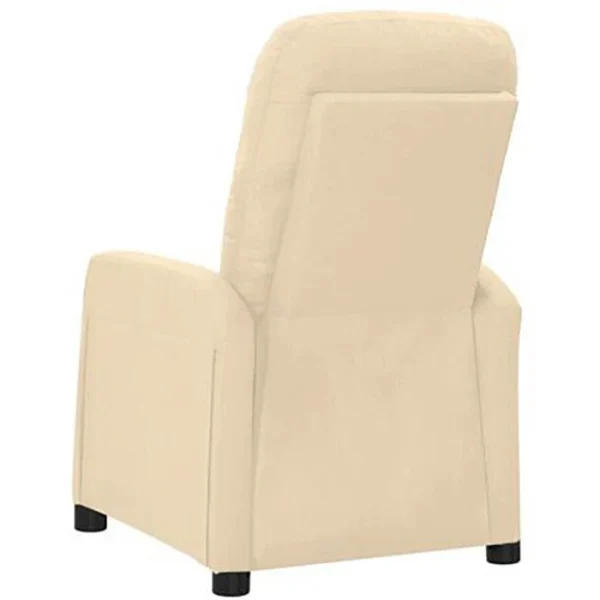 VidaXL Sessel 289835, Massagesessel, Mit Liegefunktion, Stoff, Creme 7