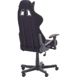 DXRacer Gaming-Stuhl, F-Serie, OH-FD01-NG, Stoff Schwarz, Kopfstütze, Mit Armlehnen 11